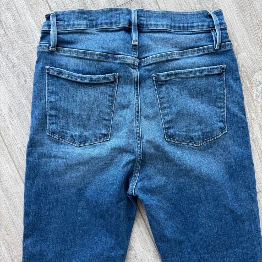 Frame Women's Blue and Navy Jeans - Picture 7 of 7